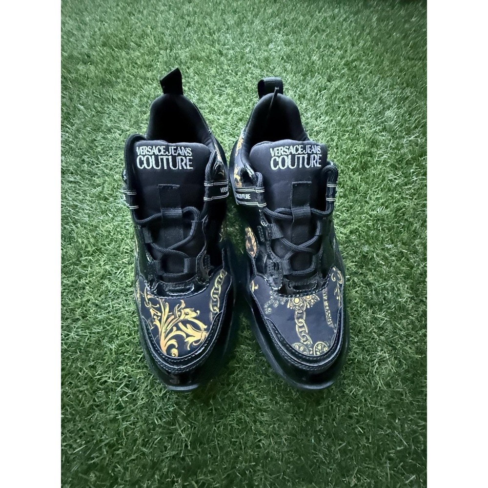 Versace Jeans Couture Black Gravity Low Sneakers